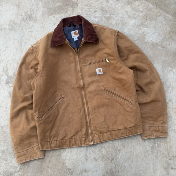 Vintage 90s Sunfaded Carhartt Detroit Jacket