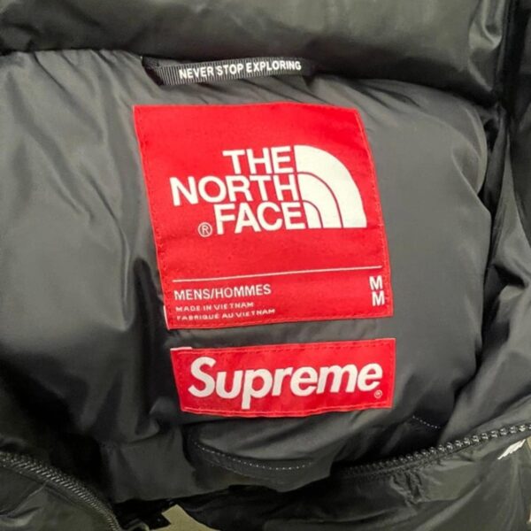 NORTH FACE x SUPREME Nuptse Black PUFFER - Image 4